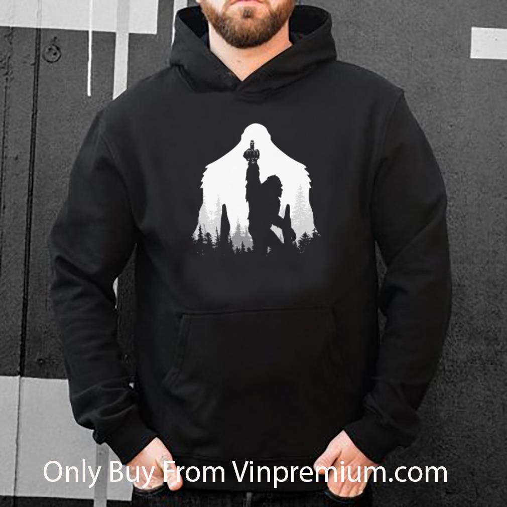 Premium Bigfoot Middle Finger In The Forest Rock And Roll shirt c00f7f37 premium bigfoot middle finger in the forest rock and roll shirt 4 - Premium Bigfoot Middle Finger In The Forest Rock And Roll shirt