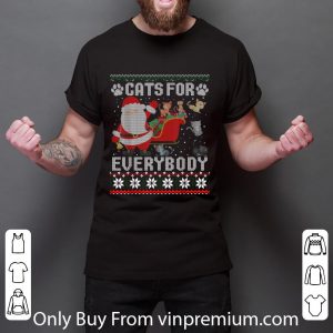 Great Cats For Everybody Christmas Ugly Sweater shirt 2