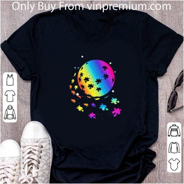 Hot Lgbt The Earth Autism shirt
