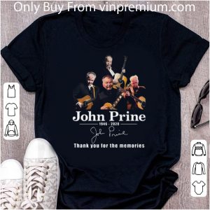 Official John Prine 1946 2020 Thank You For The Memories Signature Guitar shirt 1
