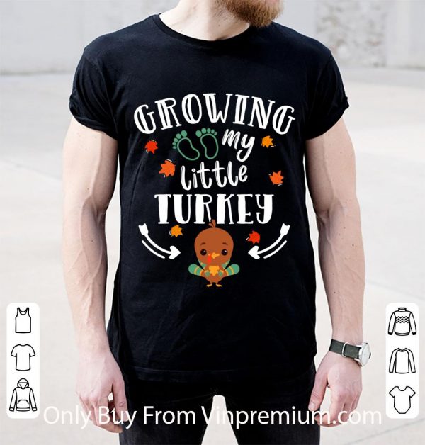 Official Growing My Turkey Thanksgiving shirt