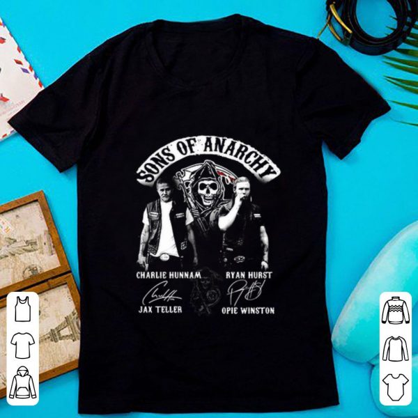 Nice Sons Of Anarchy Characters Signatures shirt
