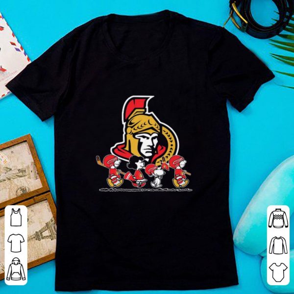 Nice The Peanuts Ottawa Senators Hockey Logo shirt