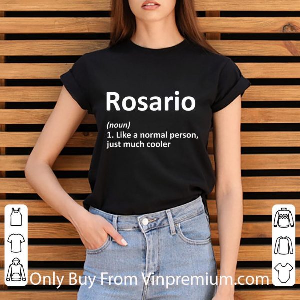 Premium Rosario Definition Personalized Name shirt