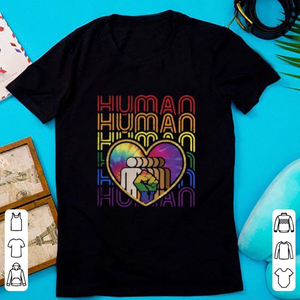 Hot Human Black Lives Matter Heart Lgbt Skin Colors shirt