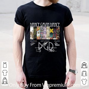 Original Dance Gavin Dance Will Swan Matt Mingus Jon Mess Signatures shirt 1