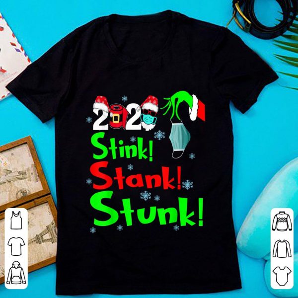 Official Stink Stank Stunk Grinch Holiday Christmas shirt