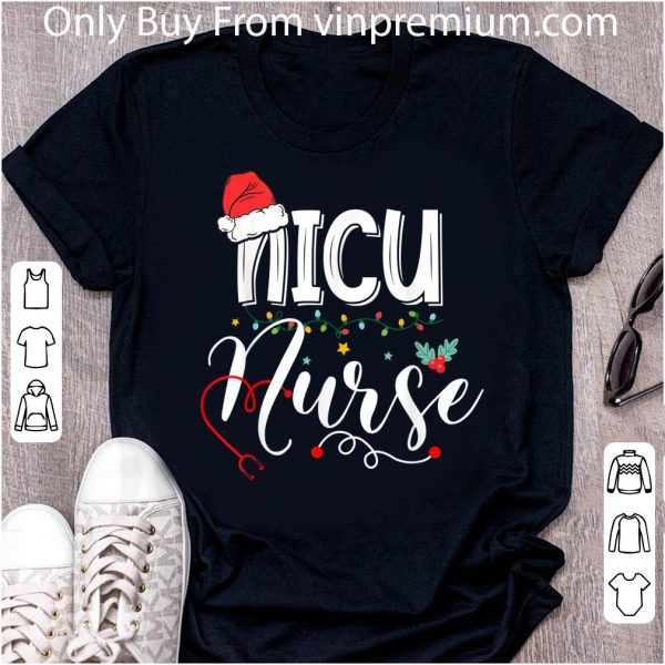 Great NICU Nurse Christmas shirt