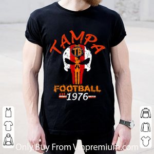 Awesome Tampa Bay Varsity Football Skull 1976 shirt 1