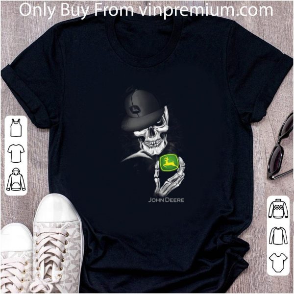 Awesome Skeleton Skull John Deere Logo shirt