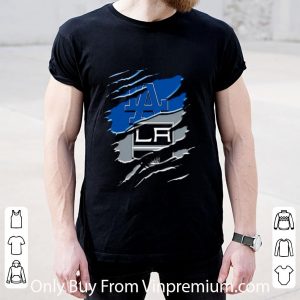 Official Los Angeles Dodgers And Los Angeles Raiders Torn shirt 1