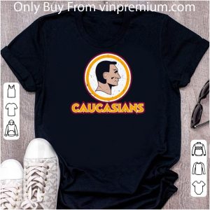 Official Washington Redskins Caucasians Parody shirt 1