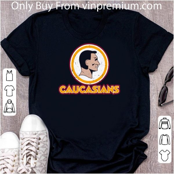Official Washington Redskins Caucasians Parody shirt