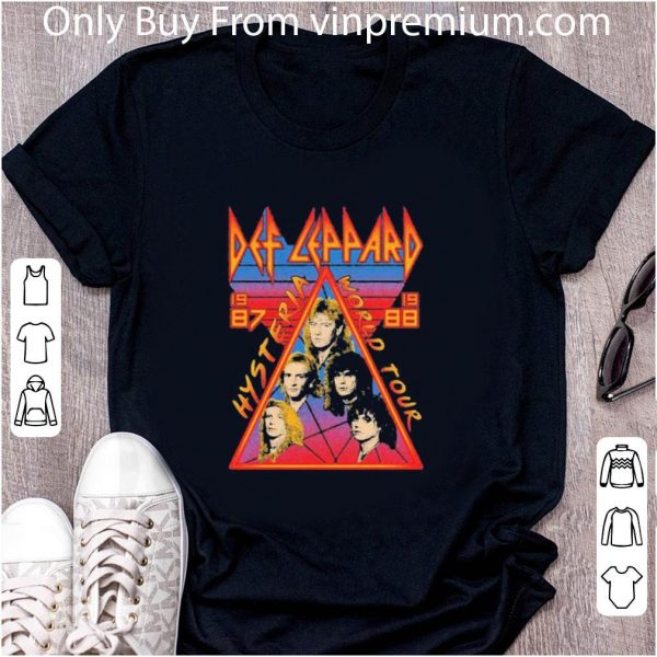 Great Def Leppard Hysteria World Tour 1987 shirt