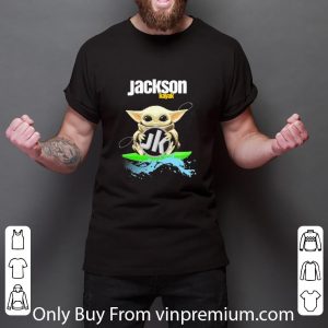 Premium Star Wars Baby Yoda Hug Jackson Kayak shirt 2