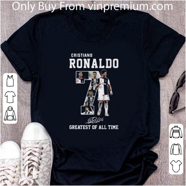 Top 7 Cristiano Ronaldo Juventus Greatest Of All Time Signature shirt