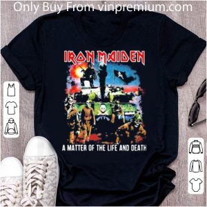 Top Iron Maiden Band Skeleton A Matter Of The Life And Death shirt 1
