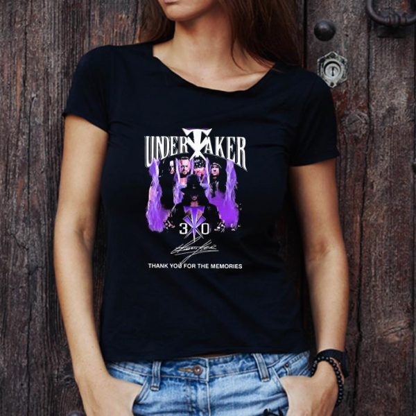 Premium Undertaker Thank You For The Memories Signature shirt