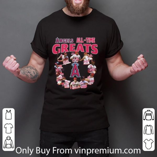 Nice Los Angeles Angels All Time Greats Signatures shirt