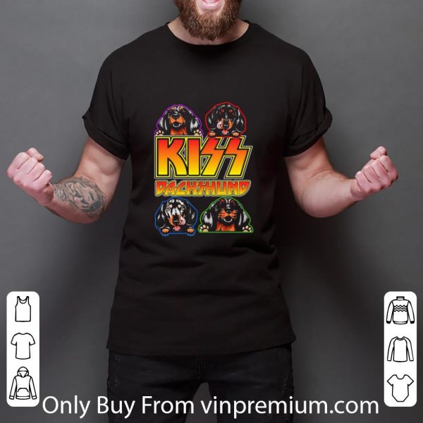 Original Kiss Band Dachshund Dogs shirt