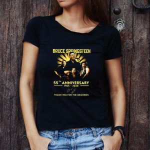 Great Bruce Springsteen 55th Anniversary 1965-2020 Thank You For The Memories Signature shirt