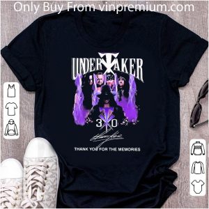 Premium Undertaker Thank You For The Memories Signature shirt 1