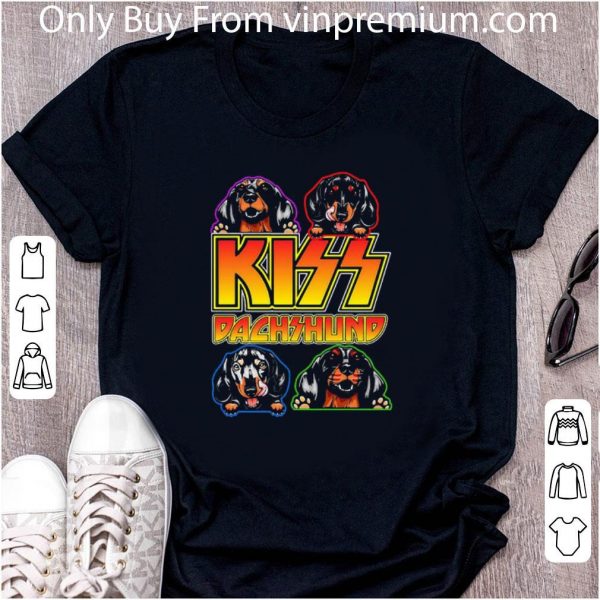 Original Kiss Band Dachshund Dogs shirt