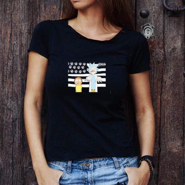 Pretty Rick And Morty American Flag Advisory shirt