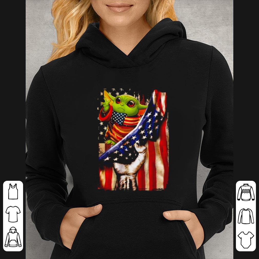 561d2246 original baby yoda american usa flag 4th of july independence day shirt 4 - Original Baby Yoda American Usa Flag 4th Of July Independence Day shirt