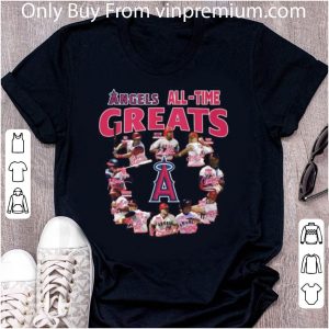 Nice Los Angeles Angels All Time Greats Signatures shirt 1