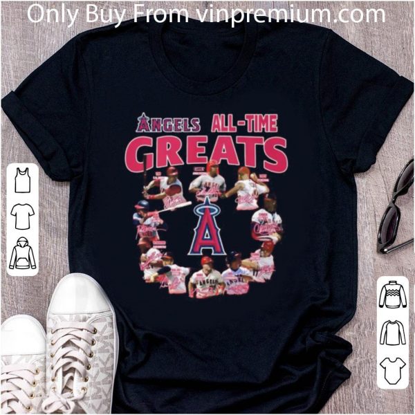 Nice Los Angeles Angels All Time Greats Signatures shirt