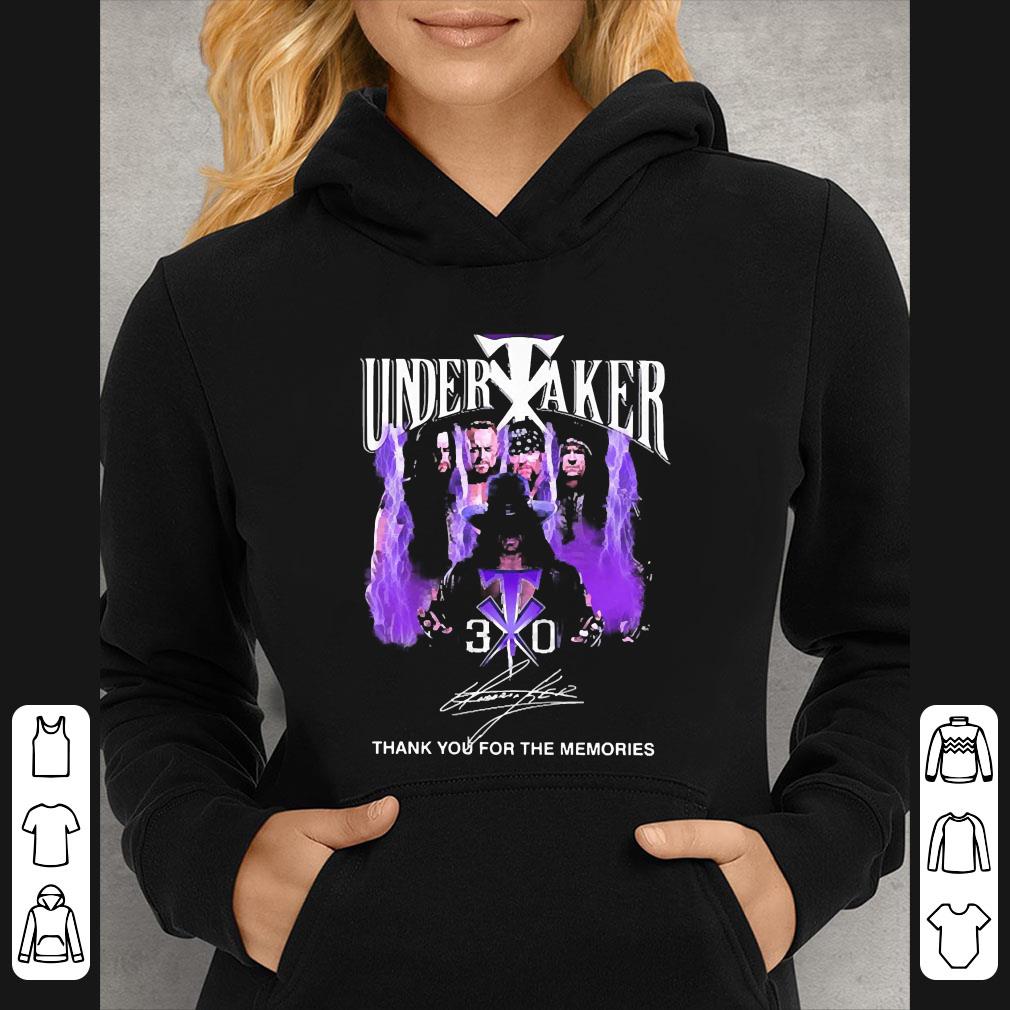 Premium Undertaker Thank You For The Memories Signature shirt 6d6a39d2 premium undertaker thank you for the memories signature shirt 4 - Premium Undertaker Thank You For The Memories Signature shirt