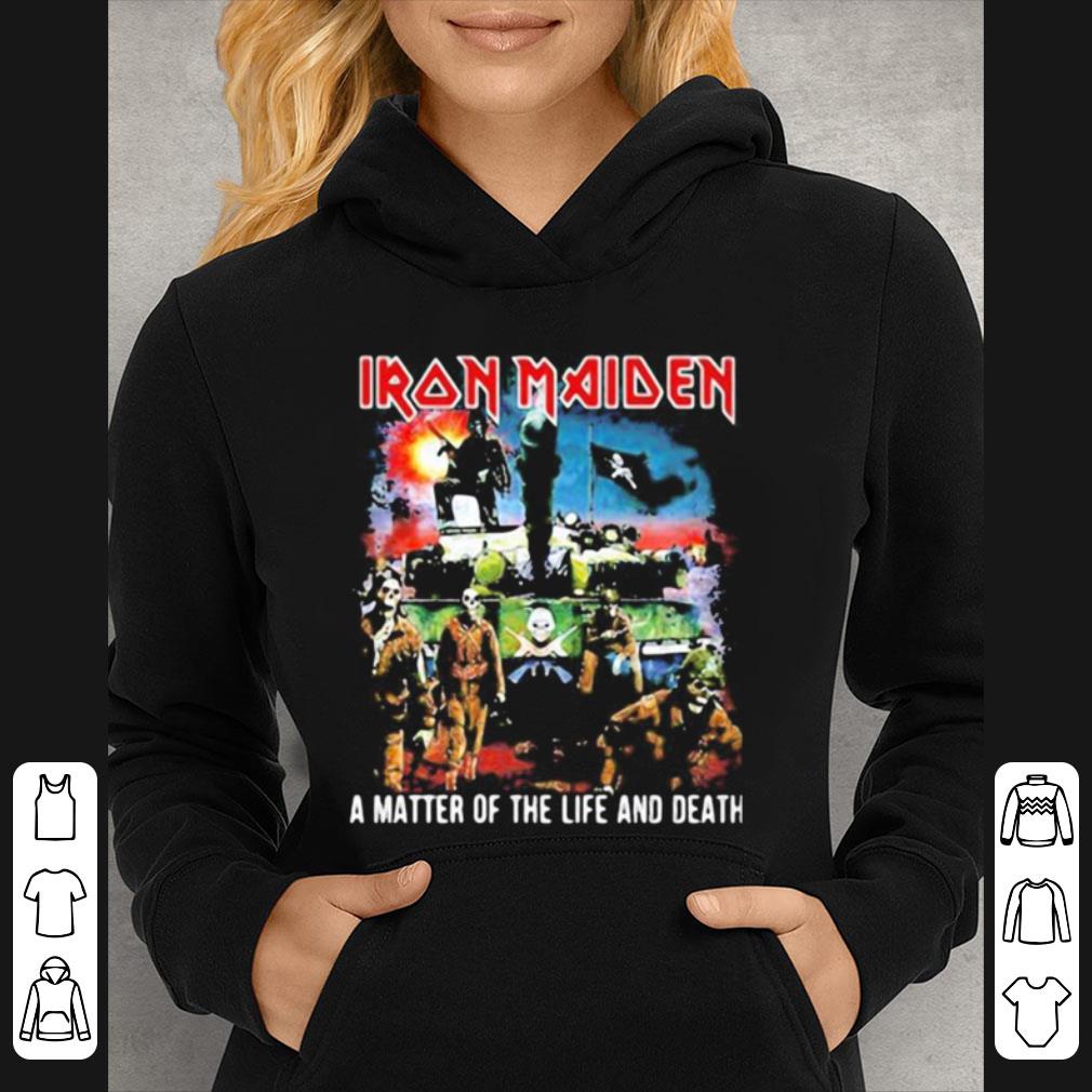 715dbe5b top iron maiden band skeleton a matter of the life and death shirt 4 - Top Iron Maiden Band Skeleton A Matter Of The Life And Death shirt