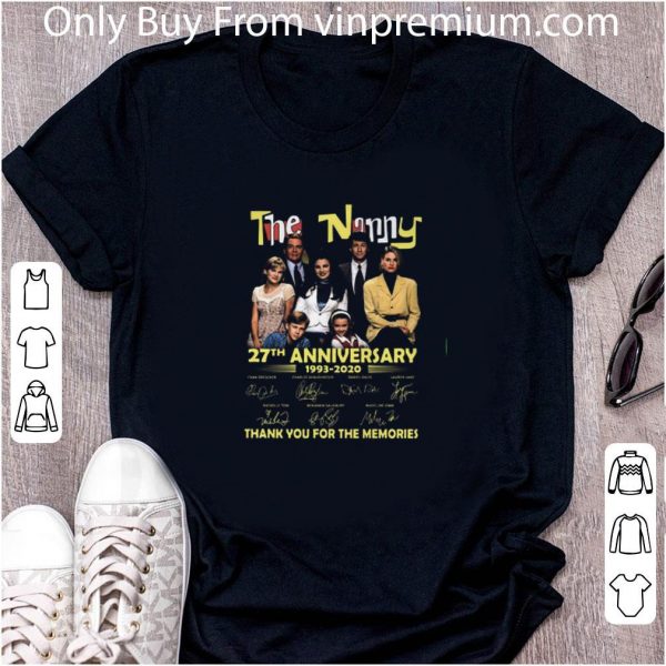 Nice The Nanny 27th Anniversary 1993-2020 Signatures shirt