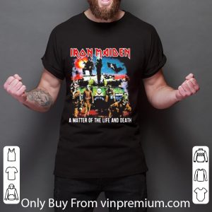 Top Iron Maiden Band Skeleton A Matter Of The Life And Death shirt 2