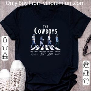Official The Dallas Cowboys Abbey Road signed Roger Staubach Emmitt Smith shirt 1