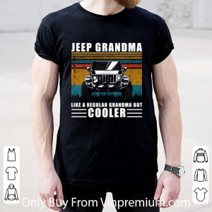 Great Vintage Jeep Grandma Like A Regular Grandma But Cooler shirt 1