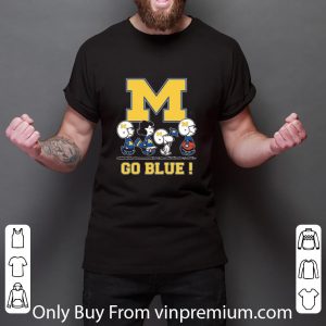 Top The Peanuts Michigan Wolverines Football Go Blue shirt 2