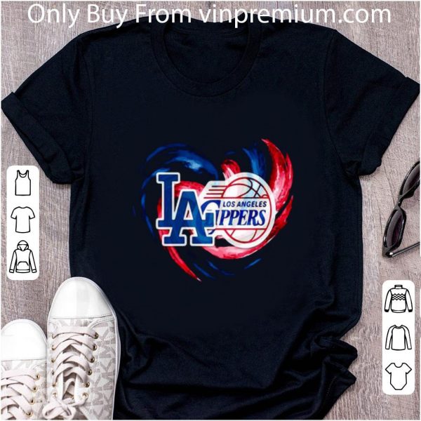 Premium Los Angeles Dodgers And Los Angeles Clippers Logo shirt