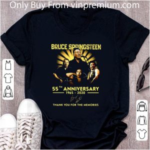 Great Bruce Springsteen 55th Anniversary 1965-2020 Thank You For The Memories Signature shirt