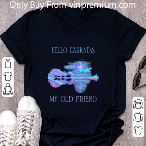 Awesome Hippie Hello Darkness My Old Friend shirt