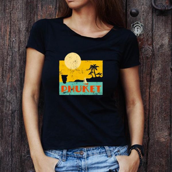 Hot Beach Phuket Thailand Parody Sunset shirt