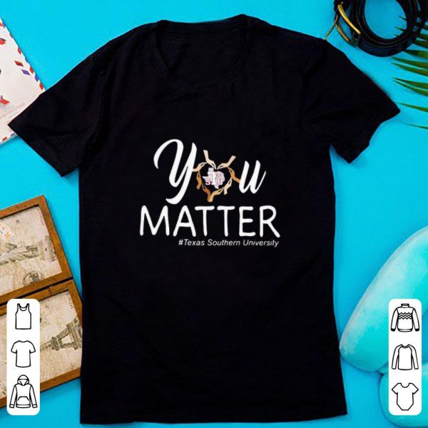 Awesome You Matter Texas State University Heart Black Lives Matters shirt