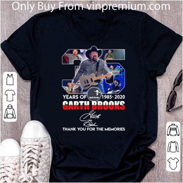 Top 35 Years Of 1985-2020 Garth Brooks Thank You For The Memories shirt