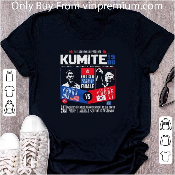 Original The Kokuryukai Presents Kumite 1988 Full Contact Deathmatch shirt