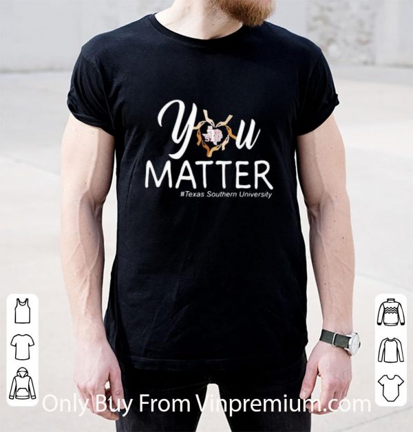 Awesome You Matter Texas State University Heart Black Lives Matters shirt