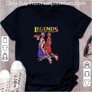 Top Legends The Last Dance The Goat Michael Jordan And Kobe Bryant Signatures shirt 1