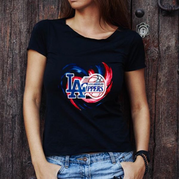 Premium Los Angeles Dodgers And Los Angeles Clippers Logo shirt