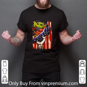 Original Baby Yoda American Usa Flag 4th Of July Independence Day shirt 2