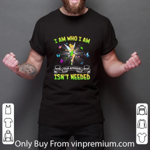 Premium Tinkerbell and butterflies i’m not arguing im just explaining why i’m right shirt 2
